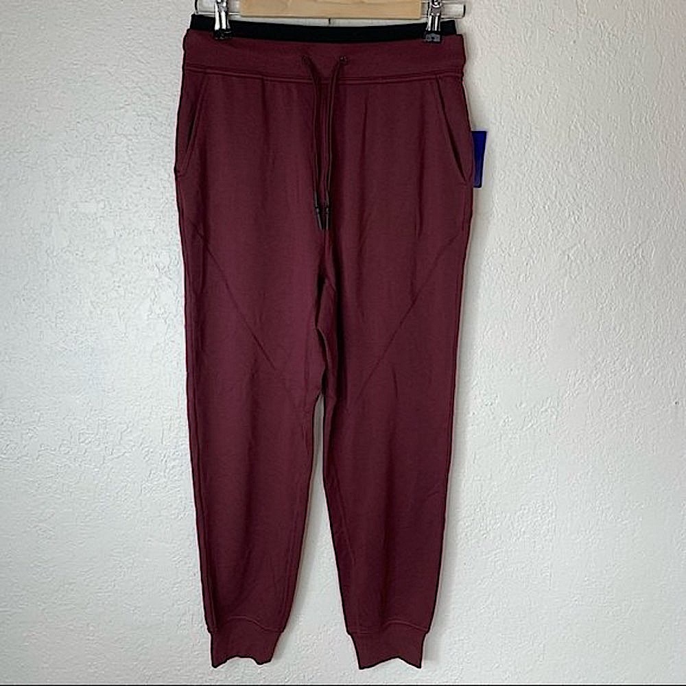 NEW JoyLab Jogger Sweatpants in Wine size XS